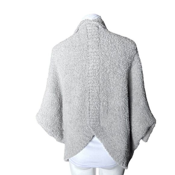 Barefoot Dreams CozyChic shrug Oyster grey s/m small medium - Picture 7 of 10